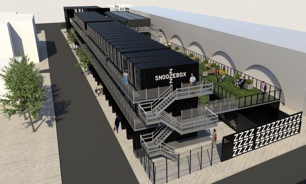 Ini Dia! Snoozebox, Konsep Hotel Kontainer dan Kantor 7 hotel kontainer