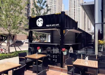 Cafe kontainer modifikasi kontainer bekas