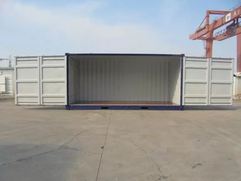 5 Ide Penggunaan Kontainer Pintu Samping Jadi Konstruksi Modern 3 open side container 20 feet high cube