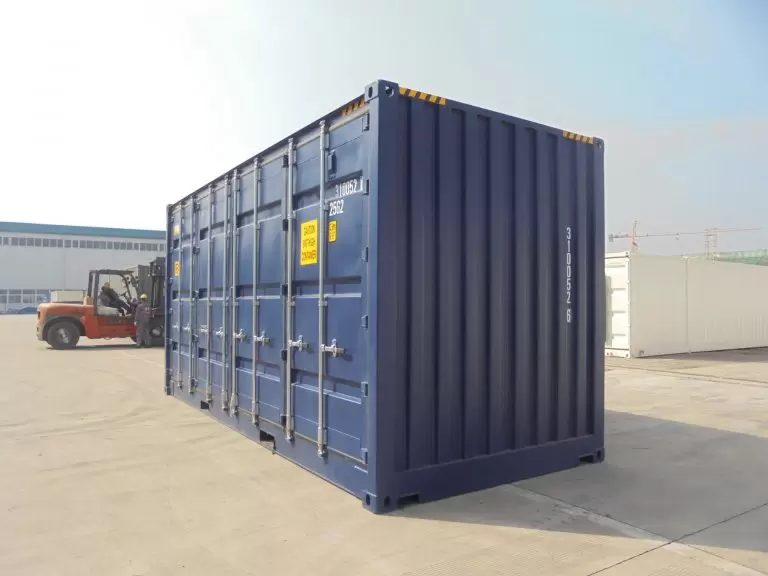 5 Ide Penggunaan Kontainer Pintu Samping Jadi Konstruksi Modern 2 kontainer pintu samping 20 feet high cube