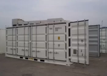 20 feet open side container