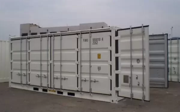 20 feet open side container