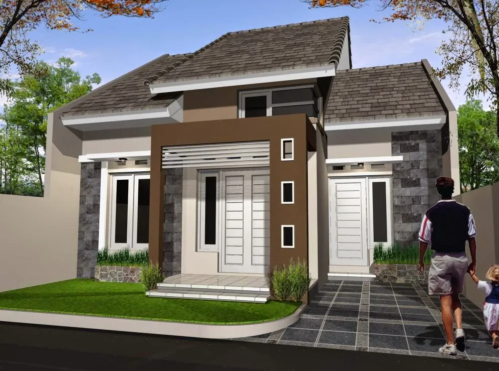 11 Inspirasi Desain Rumah Minimalis Sederhana, Kira-Kira Bagus Yang Mana? 6 Desain Model Rumah Sederhana Tipe 54
