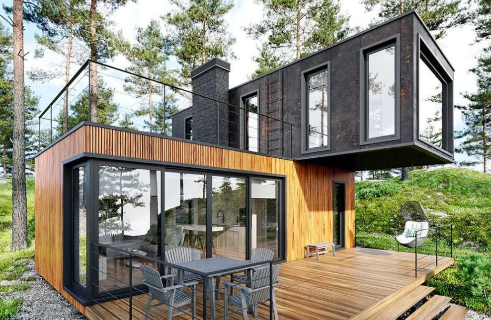 11 Inspirasi Desain Rumah Minimalis Sederhana, Kira-Kira Bagus Yang Mana? 11 Desain rumah minimalis sederhana ala kontainer