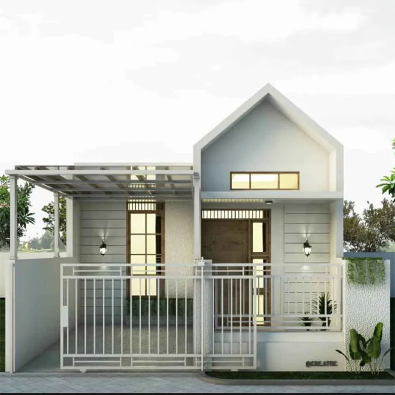 11 Inspirasi Desain Rumah Minimalis Sederhana, Kira-Kira Bagus Yang Mana? 2 Rumah minimalis sederhana 1 lantai