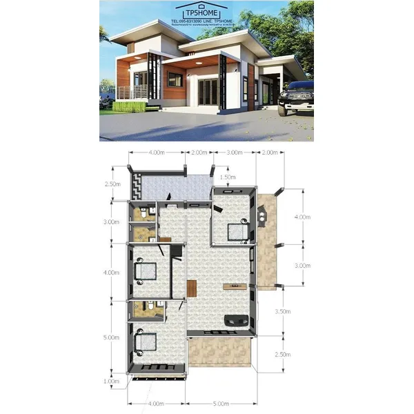 Bentuk Rumah Minimalis Modern 2 Kamar dan 3 Kamar Terbaru 3 Bentuk Rumah Minimalis 3 Kamar Terbaru