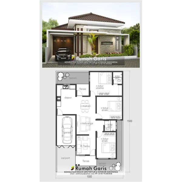 Desain Rumah Minimalis 1 Lantai yang Modern dan Inspiratif 4 Desain Rumah Minimalis Modern 1 Lantai