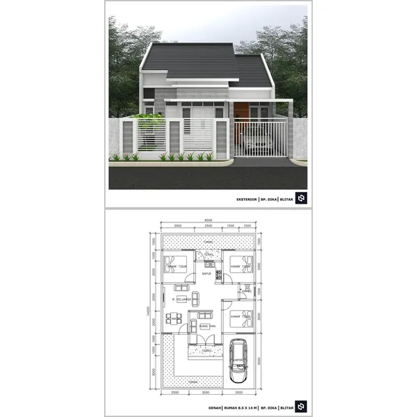 Desain Rumah Minimalis 1 Lantai yang Modern dan Inspiratif 6 Model Rumah Modern 1 Lantai