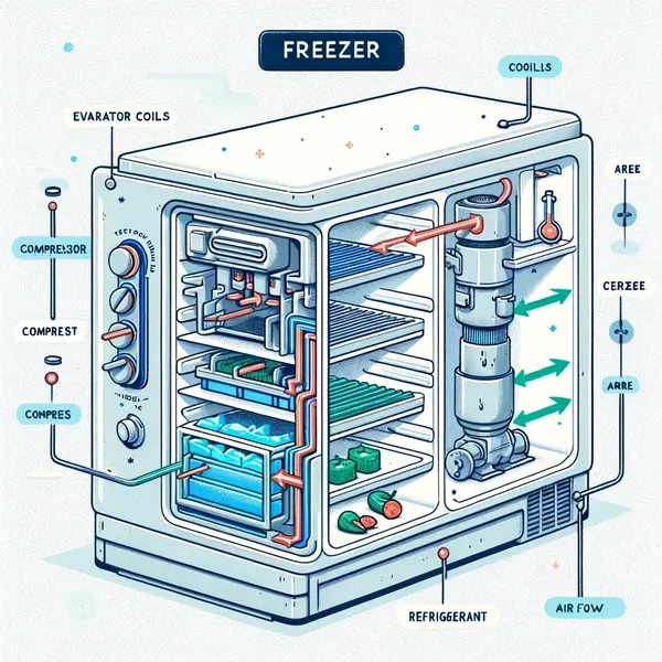 Cara Kerja Cold Storage, Prinsip, dan Cara Setting Suhu 3 Cara Kerja Freezer dan Tahapan-Tahapannya