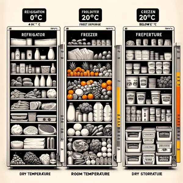 Suhu Penyimpanan Makanan yang Terbaik & Caranya yang Tepat 3 Cara Penyimpanan Bahan Makanan Kering dan Basah