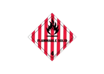 Label Padatan Mudah Terbakar