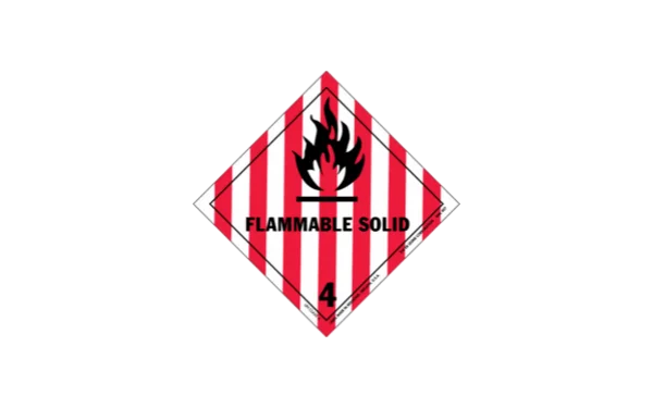 Label Padatan Mudah Terbakar