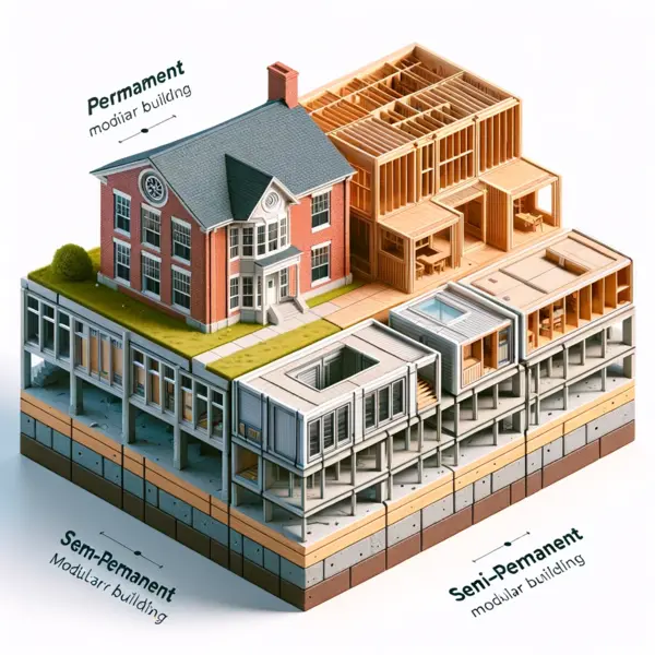 Perbedaan Bangunan Rumah Permanen dan Semi Permanen 2 Perbedaan Bangunan Permanen dan Semi Permanen dari Material Konstruksinya