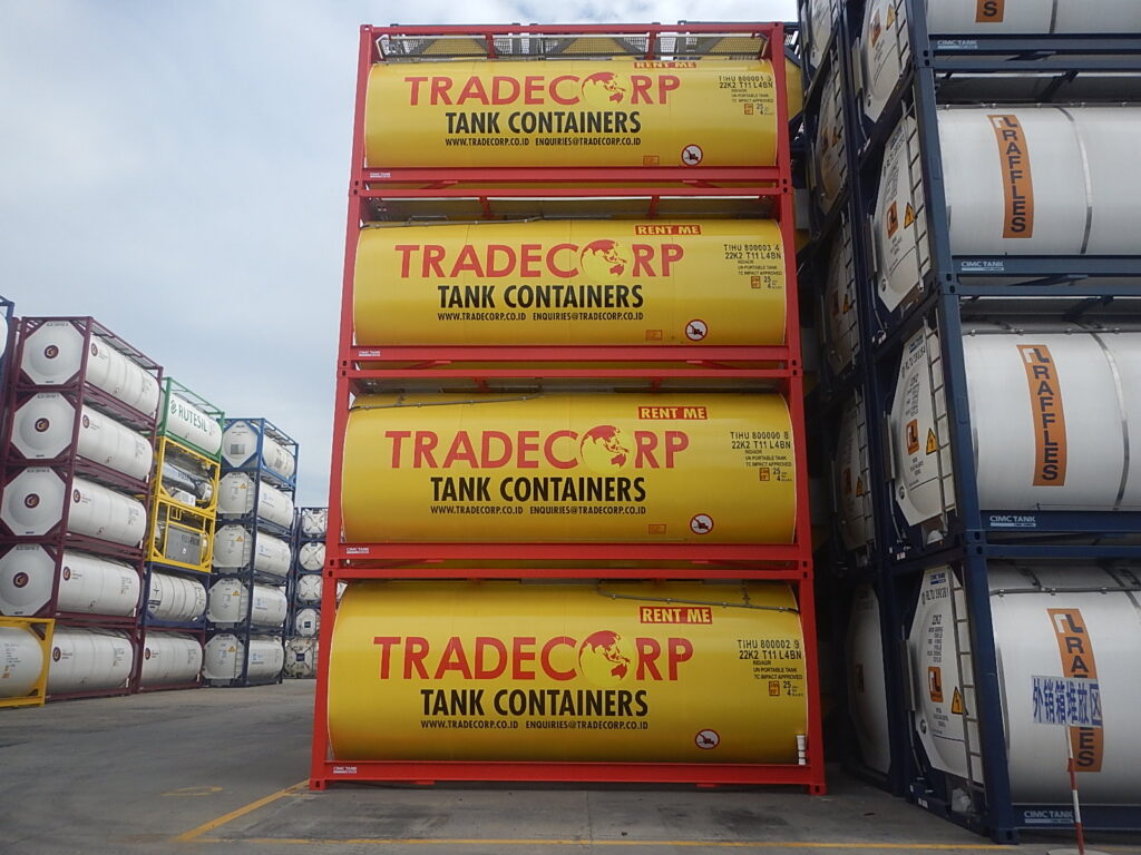 7 Cairan Korosif dan Jenis Tangki Penyimpanannya 2 20' ISO Tank Container T11