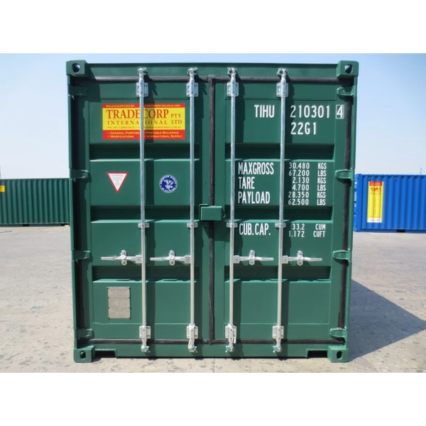 Peti Kemas Kontainer, Apa Saja Jenis-Jenis dan Fungsinya? 2 Pintu kontainer general purpose atau dry container 20 feet