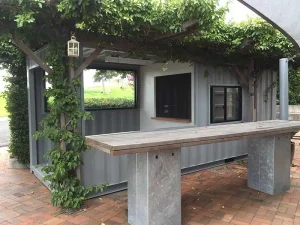 9 Desain Outlet Makanan Portable dari Kontainer 5 Desain Outlet Makanan, cafe container, booth container