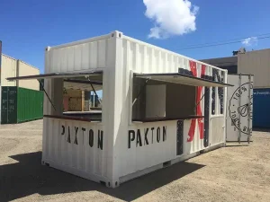 9 Desain Outlet Makanan Portable dari Kontainer 7 Desain Outlet Makanan, cafe container, booth container