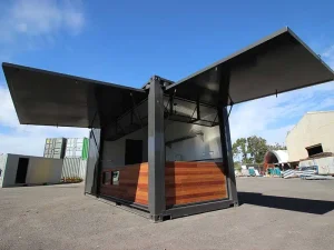 9 Desain Outlet Makanan Portable dari Kontainer 9 Desain Outlet Makanan, cafe container, booth container