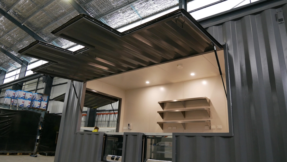 Desain Toko Roti dan Cafe Minimalis dari Kontainer Modifikasi 4 Desain Toko Roti dan Cafe Minimalis 3