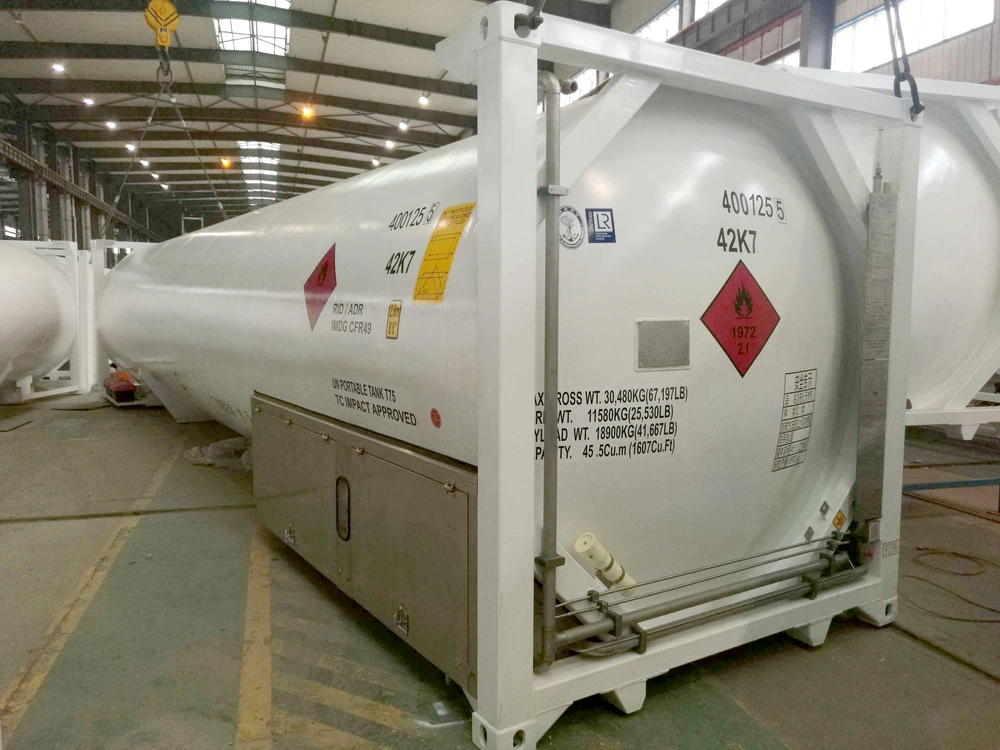 Jenis ISO Tank Container dan Kargo Muatannya 4 ISO Tank Container T75 40 Feet sebagai Tangki Oksigen Cair