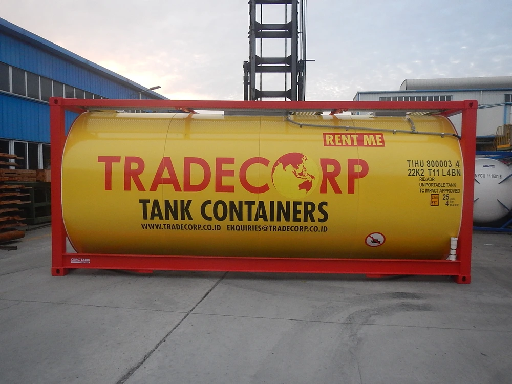 Tangki CPO dari ISO Tank Container untuk Angkut Minyak Sawit 4 Tangki CPO dari ISO Tank Container 3