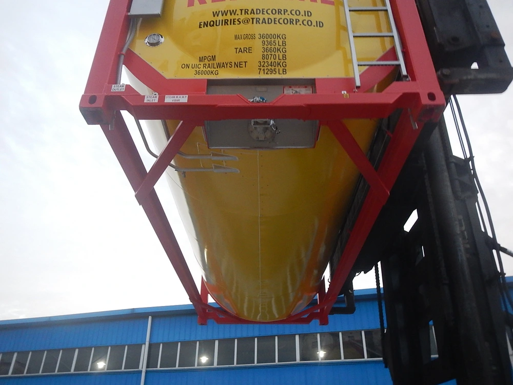 Tangki CPO dari ISO Tank Container untuk Angkut Minyak Sawit 5 Tangki CPO dari ISO Tank Container 4