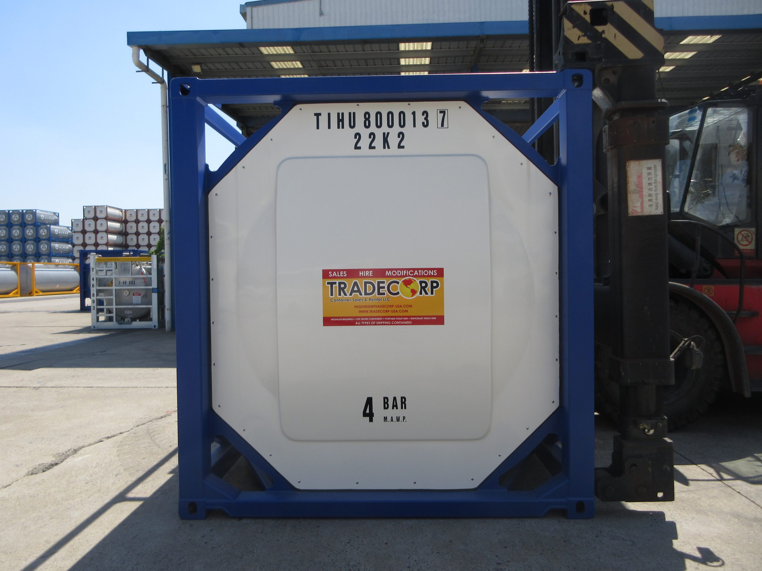 Tangki Minyak Goreng dari ISO Tank untuk Distribusi 2 Tangki Minyak Goreng dari ISO Tank 1