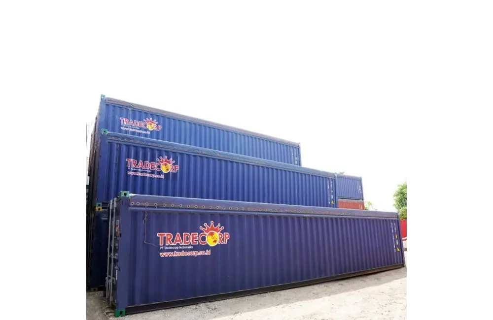 Ukuran Open Top Container: 20 Feet dan 40 Feet 5 Model Container Bekas 40 Feet Jenis Open Top 2