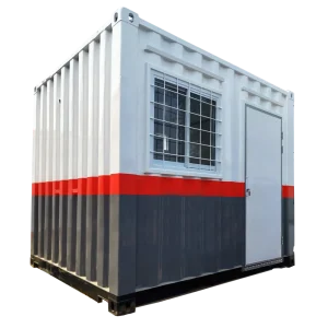 Jual Pos Keamanan Perbatasan dari Kontainer, Praktis & Aman! 2 Pos Keamanan Perbatasan dari Kontainer, pos security, security kontainer, pos kontainer, pos portable