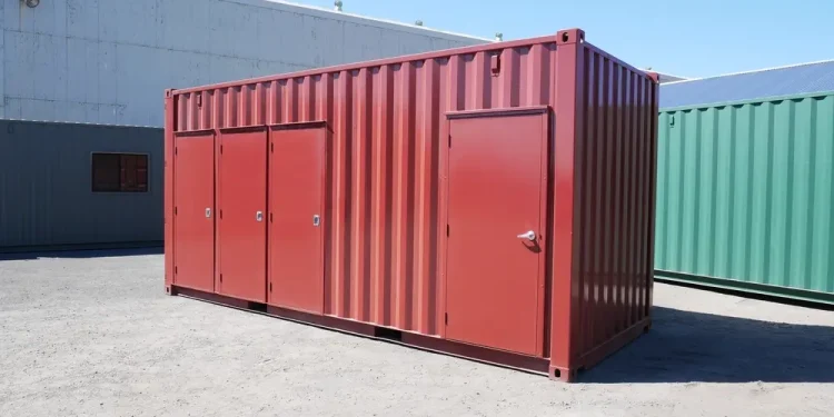 Container Shower untuk Toilet, Ruang Bilas, dan Kamar Mandi 9 Container Shower 20 Feet