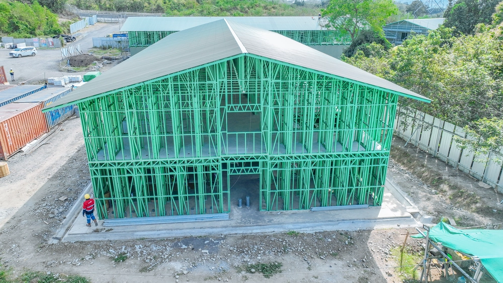 Mining Site Dormitory: Modular, Container, & RapidFrame Steel 10 Jual Rangka Baja LGS 3