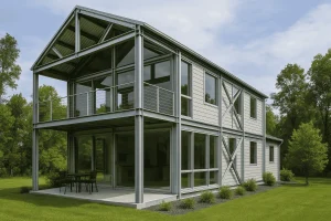 Steel Frame Home Designs: Hunian Modern di Tengah Alam 2 steel frame home designs