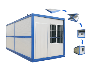 Folding Container: Bangunan Modular Lipat Mudah Dipindahkan 5 instalasi modsnap, Folding Container Bangunan Modular Lipat Mudah Dipindahkan