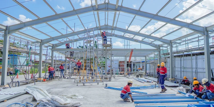 WF Steel Warehouse Construction, Check Designs & Pricing 1 Konstruksi Gudang Baja WF Bentang 1