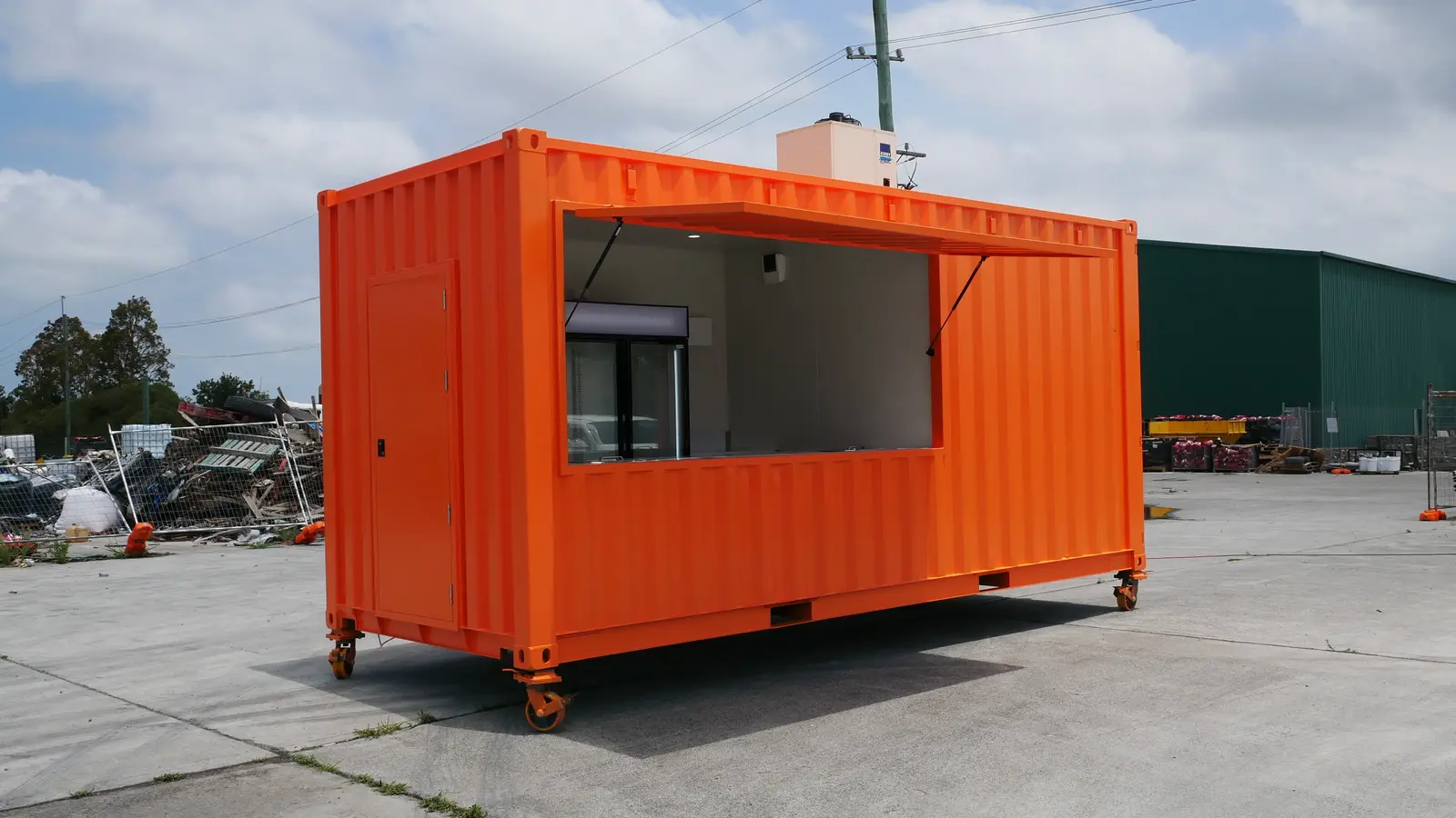 Instagrammable Outdoor Cafe Design Using Modified Containers 28 Container Bar With Cool Room 1