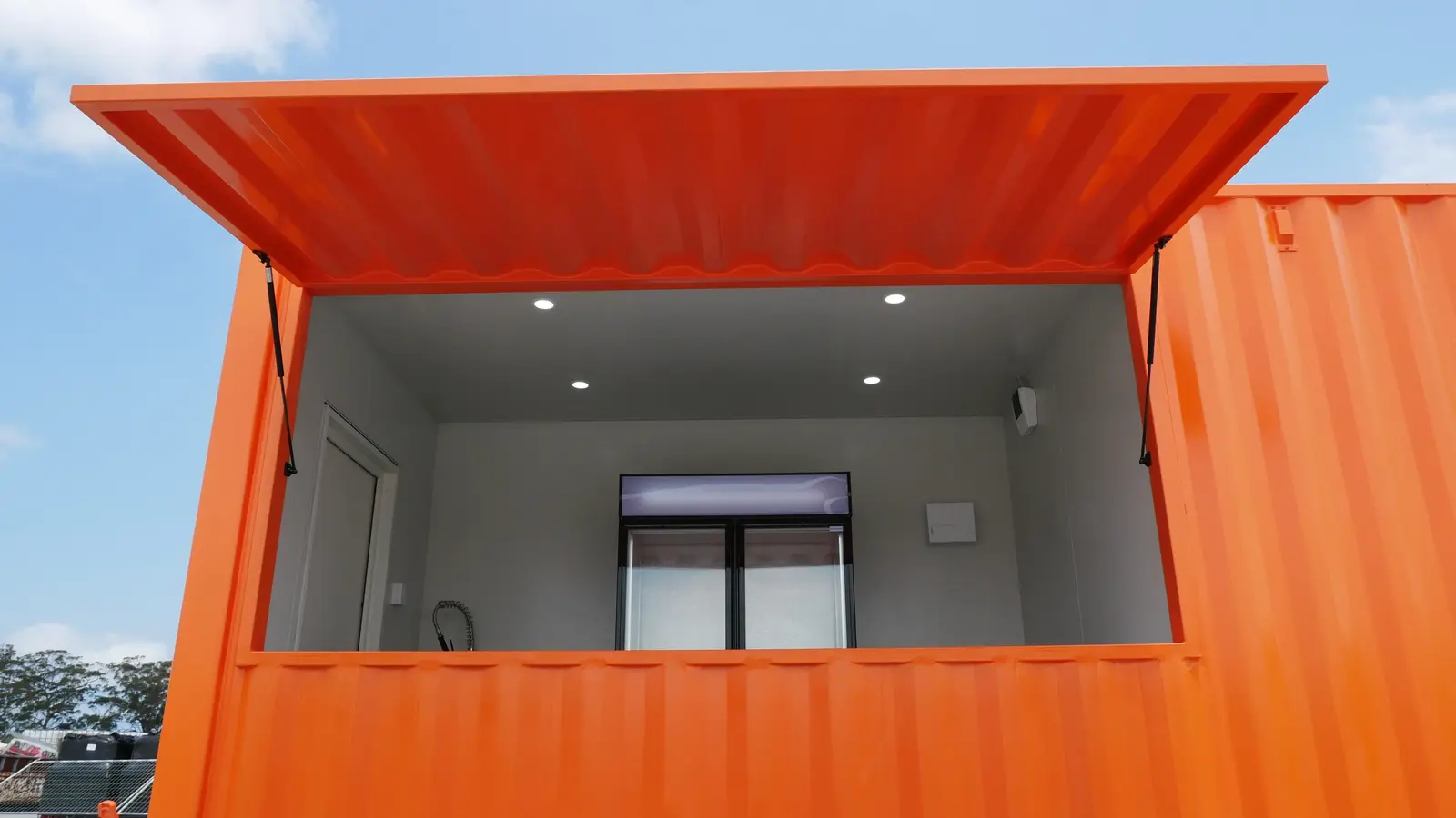 Instagrammable Outdoor Cafe Design Using Modified Containers 30 Container Bar With Cool Room 3