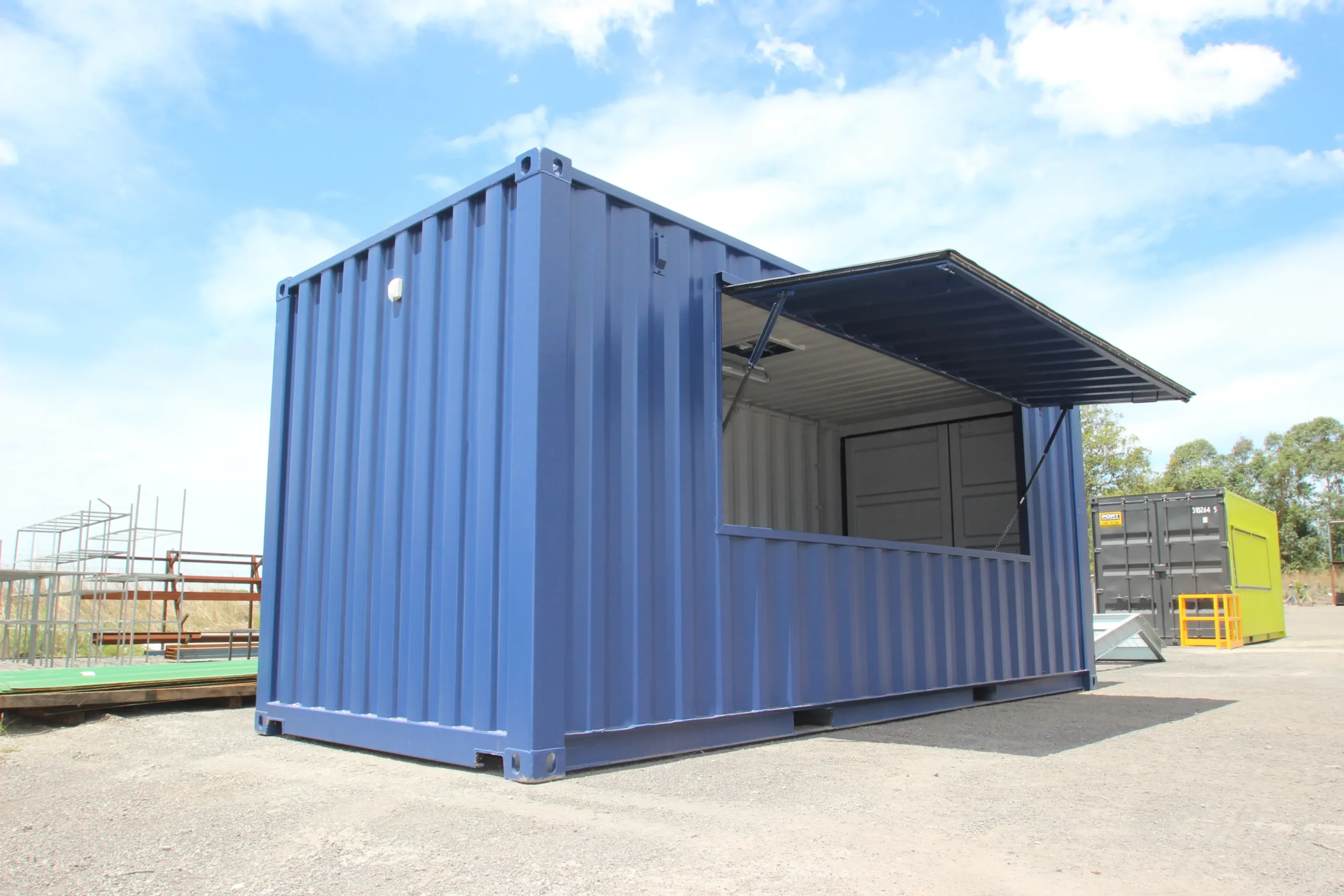 Instagrammable Outdoor Cafe Design Using Modified Containers 33 Starter Container Shop 1