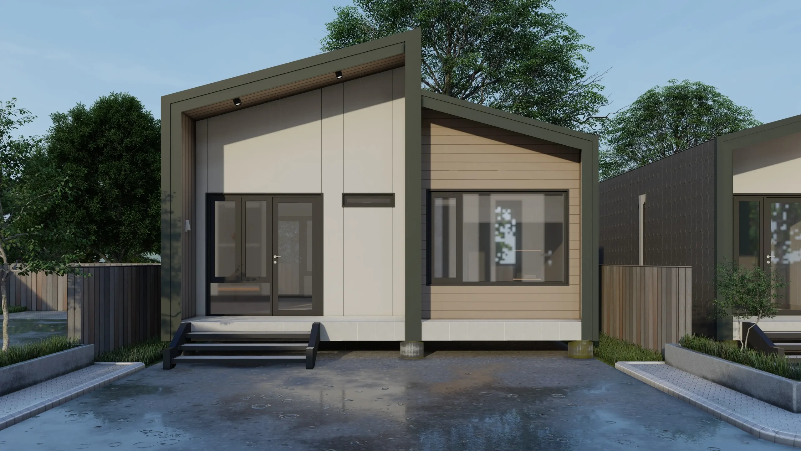 Construction Solution for Building Homes & Offices 8 Desain Rumah Villa Minimalis Modern Konstruksi RapidFrame 2