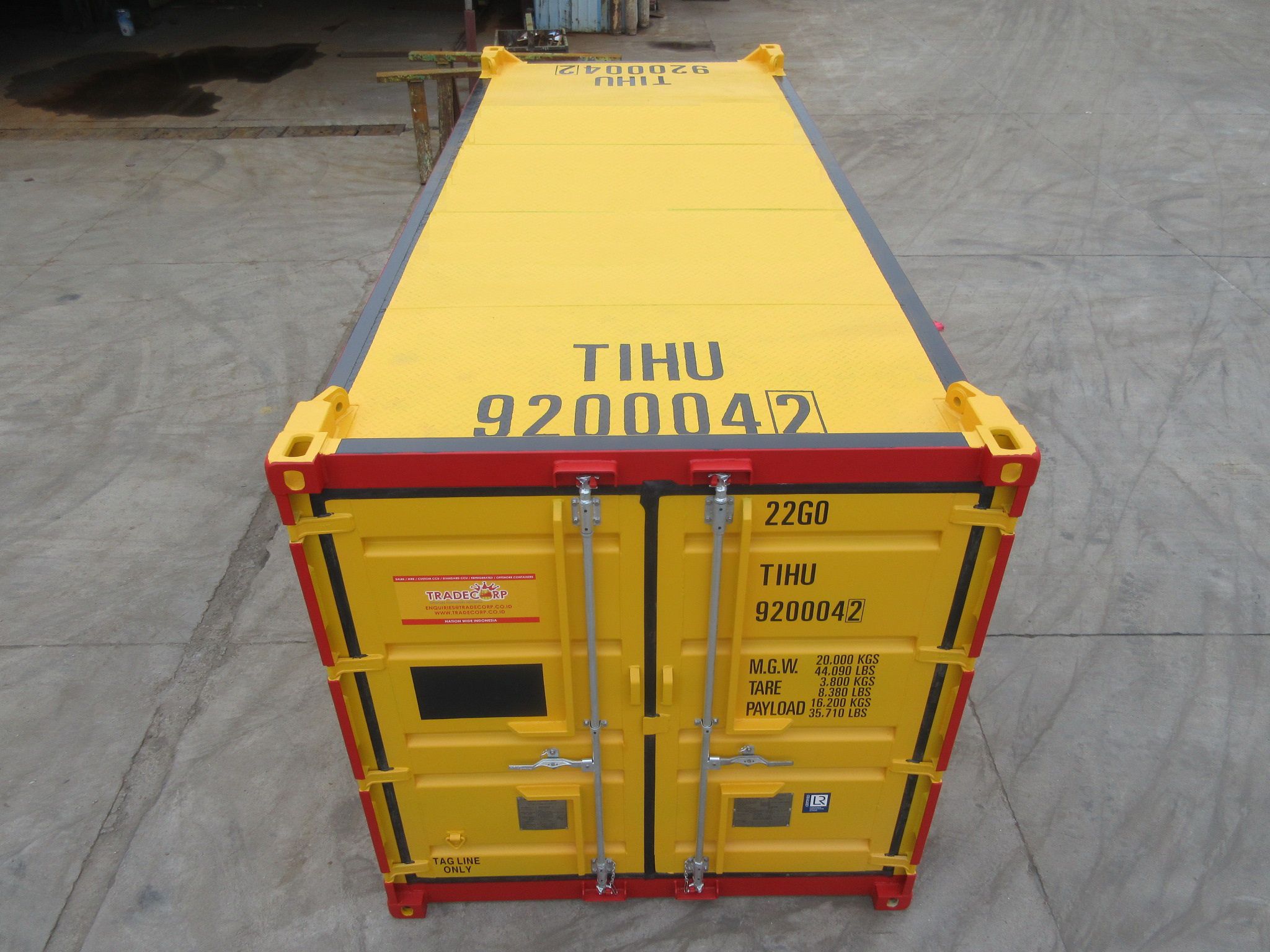 20ft DNV Container: Features & Dimensions 11 20ft DNV Container Model General Purpose 10