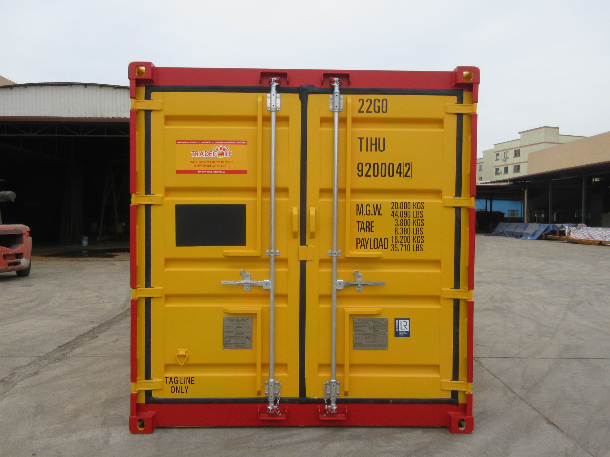 20ft DNV Container: Features & Dimensions 7 20ft DNV Container Model General Purpose 6