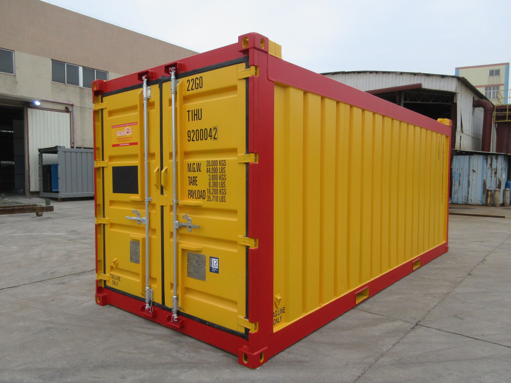 20ft DNV Container: Features & Dimensions 9 20ft DNV Container Model General Purpose 8