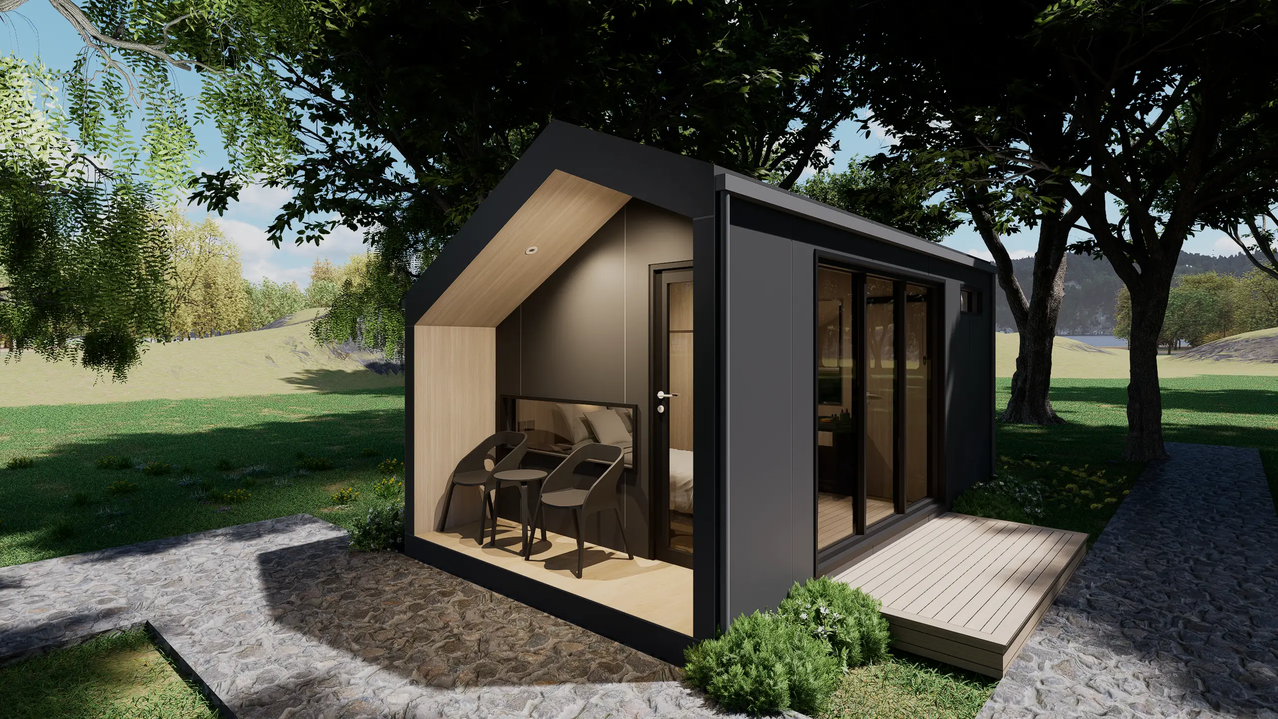 Proyek Villa dengan ModVilla untuk Hunian Pribadi atau Komersial 6 Proyek Villa ModVilla Studio 1