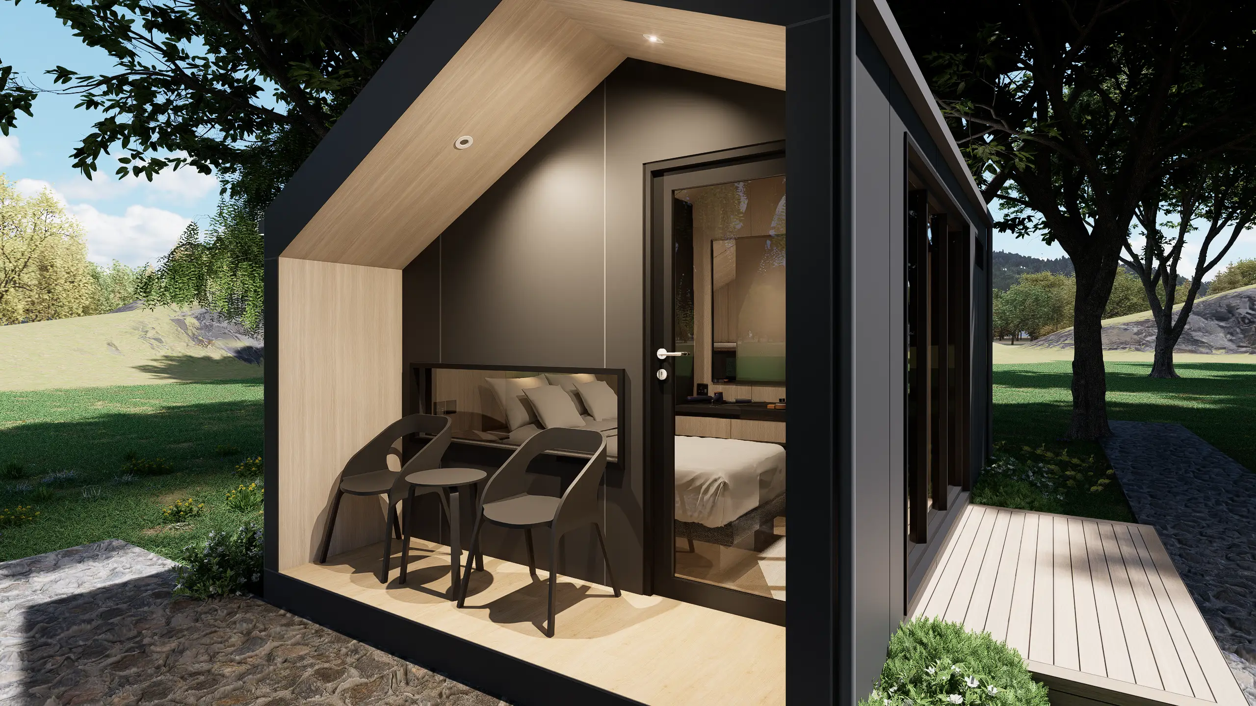Proyek Villa dengan ModVilla untuk Hunian Pribadi atau Komersial 8 Proyek Villa ModVilla Studio 3