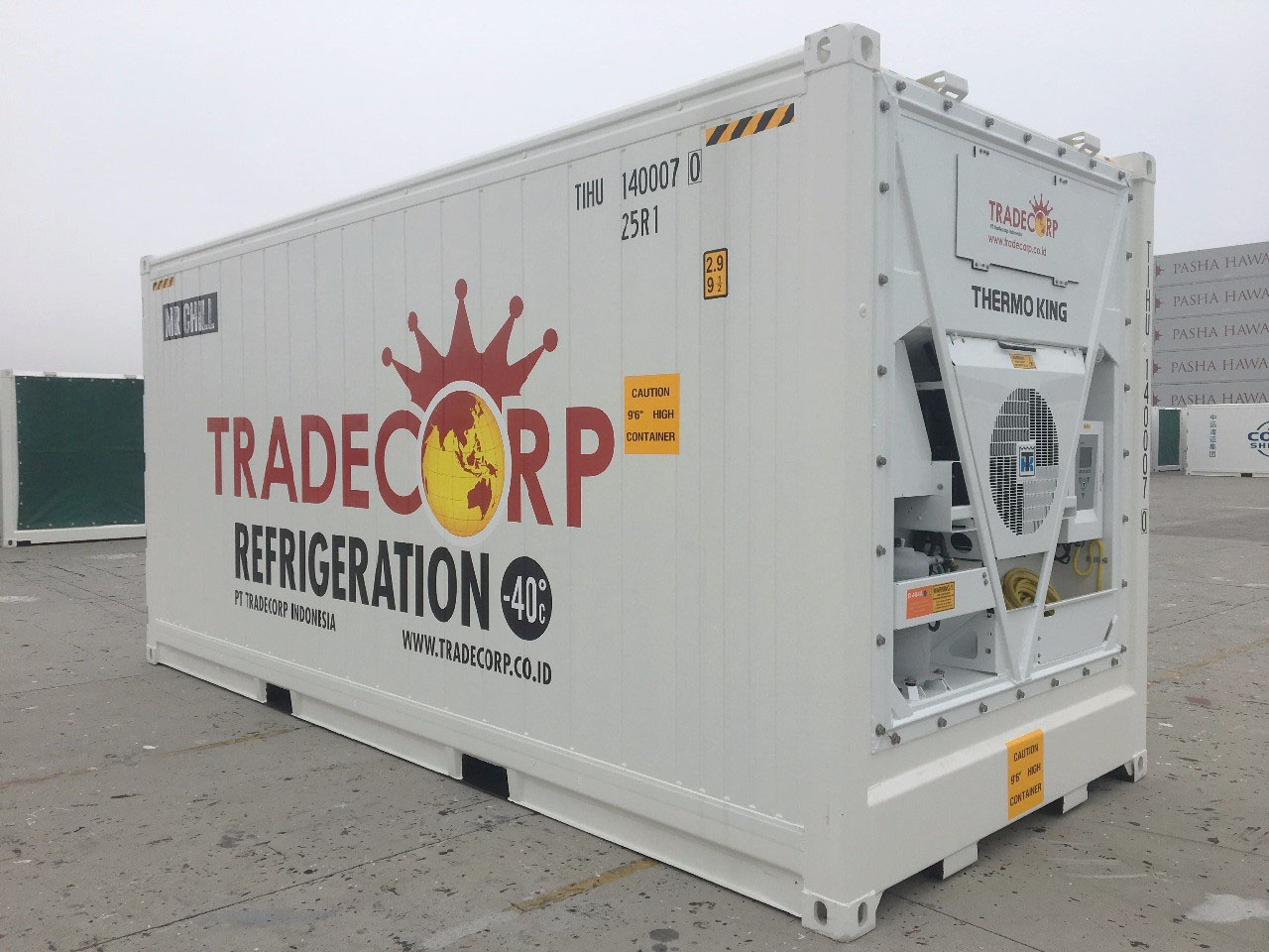 20′ High Cube Refrigerated Container
