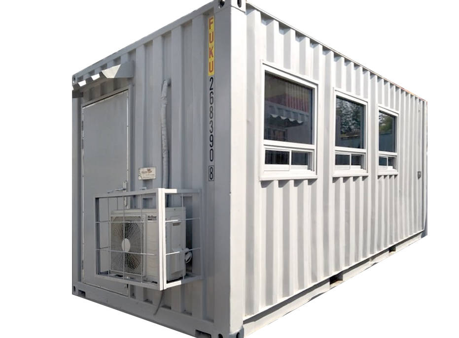 ticket booth container